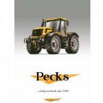 This is an example of a promotional folder produced for Pecks of Ely, a company involved in the sale of plant & farm machinery. 