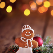 Gingerbread Man Christmas Card